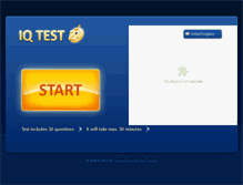 Tablet Screenshot of iq-test24.com